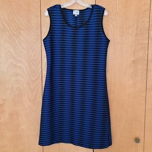 Beige by eci bodycon dress textured blue black